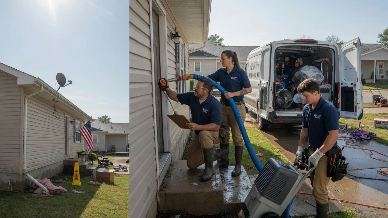 Ceiling Water Damage Restoration in Darlington, MO near me